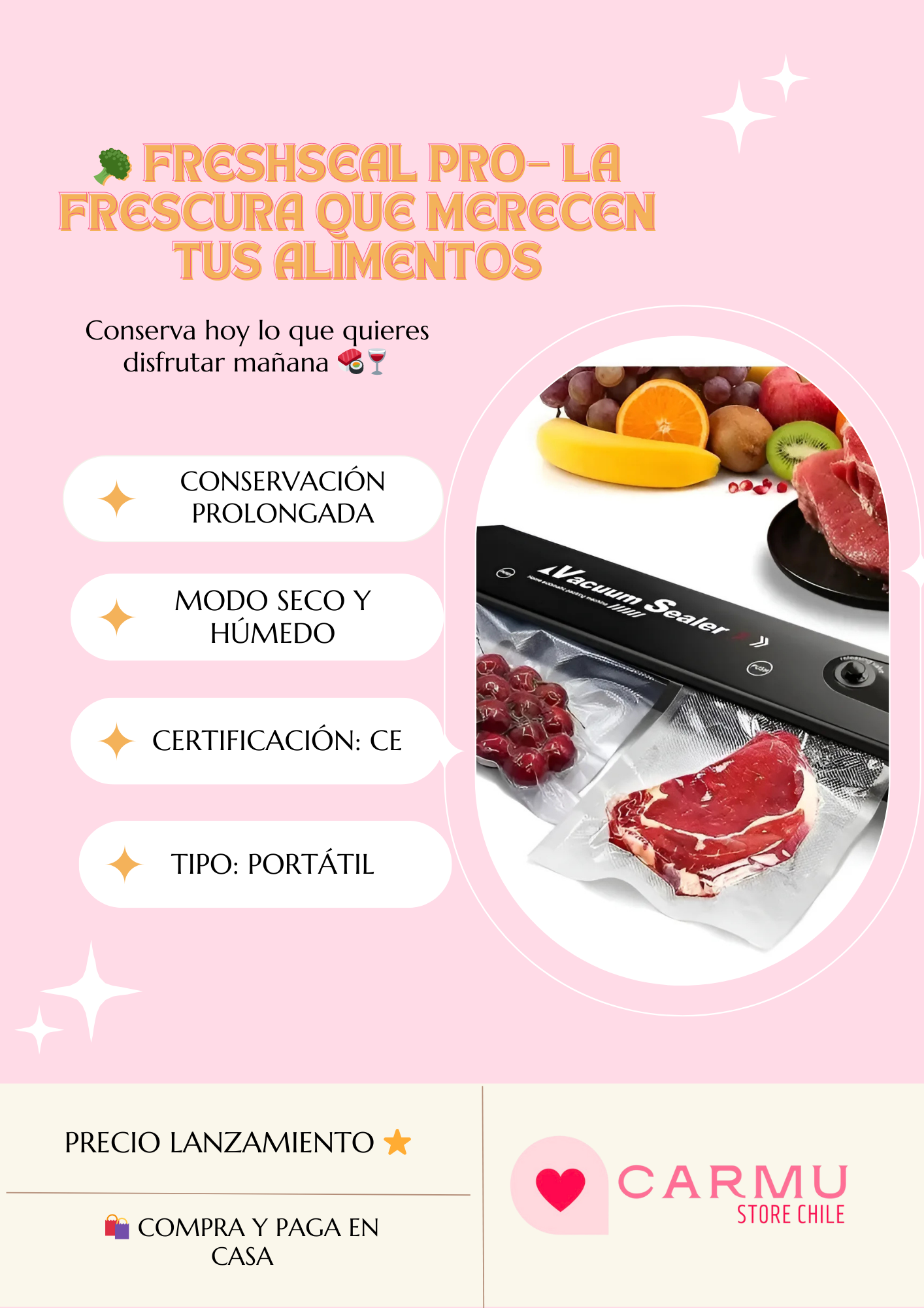 🥦 FRESHSEAL PRO– LA FRESCURA QUE MERECEN TUS ALIMENTOS